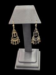 14K Yellow Gold YG 4.38g Dangle Ornate Gold Earrings